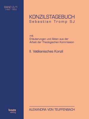 cover image of Sebastian Tromp S.J. KONZILSTAGEBUCH